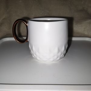 Diamond Bottom Starbucks Mug with Gold